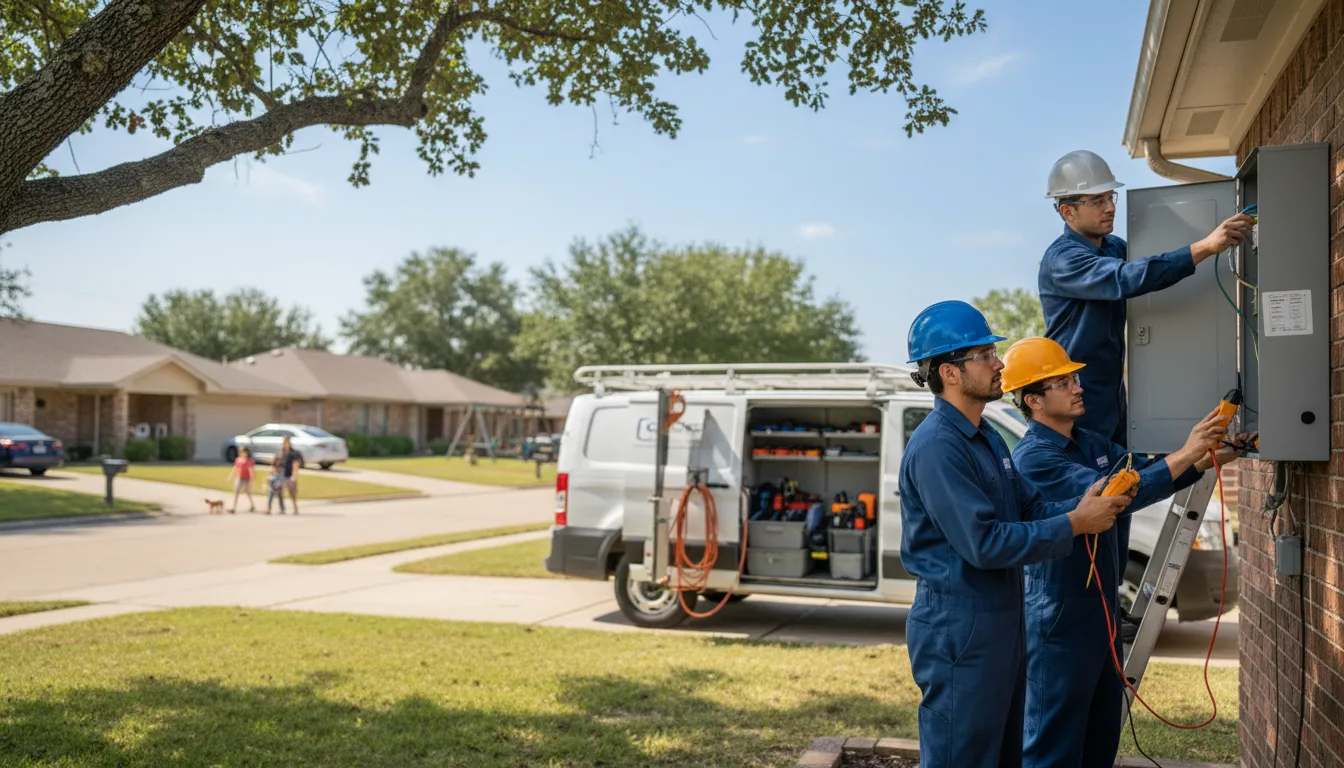 Certified electrician providing emergency electrical services in Stroud, OK